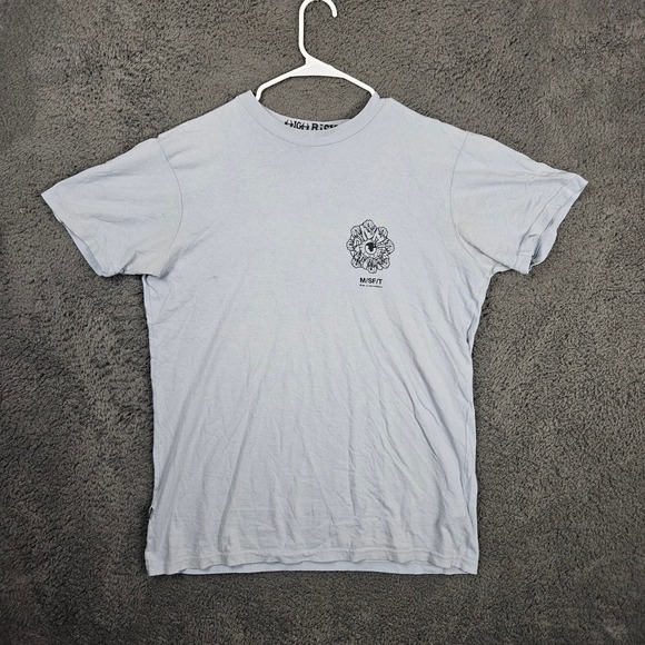 M/SF/T Other - M/SF/T‎ Mad Minds High Risk Graphic T-Shirt Small Cotton Blend Light Blue